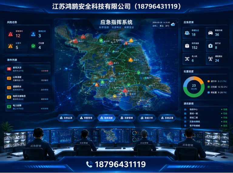 天水消防通信指挥展示图